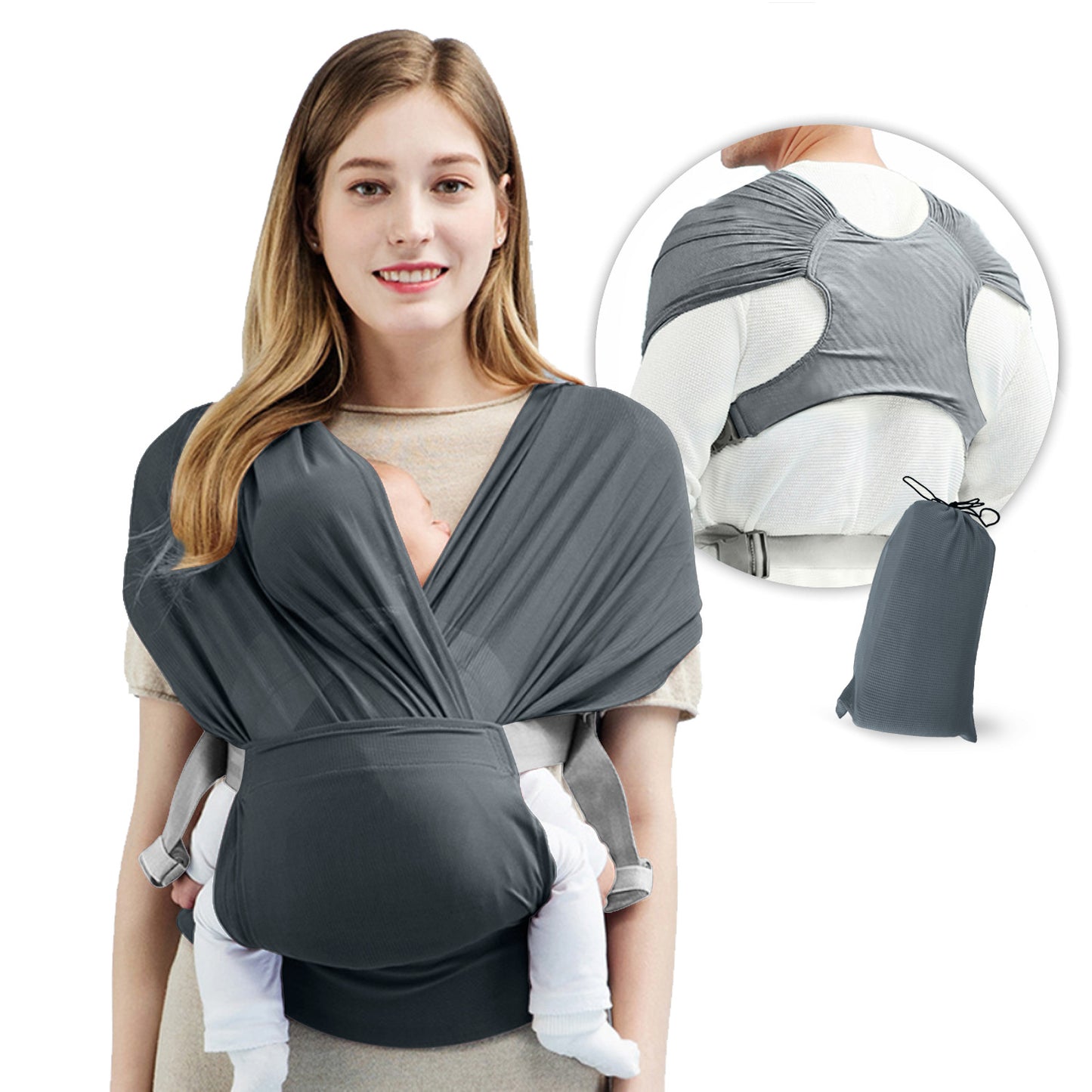 Baby Tragetuch Wrap Stretchy Carrier